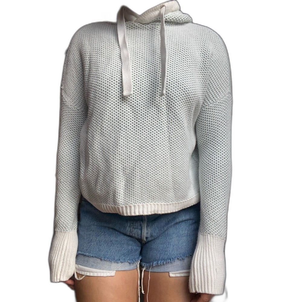xs cotton knit hoodie from Rachel Zoe